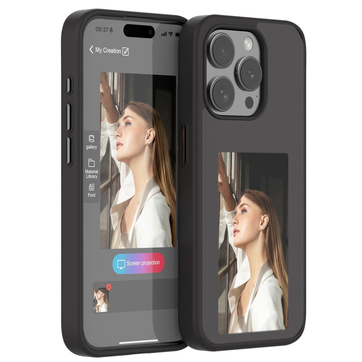 E-Ink Smart NFC Phone Case